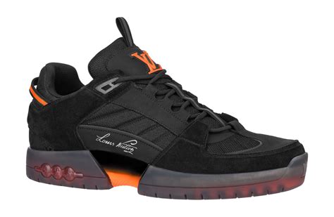 louis vuitton orange shoes|Louis Vuitton skate boarding shoes.